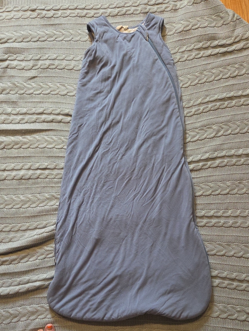 2.5 tog Kyte BABY Blue Zippered Baby Sleep Sack 18-36 Months Bamboo